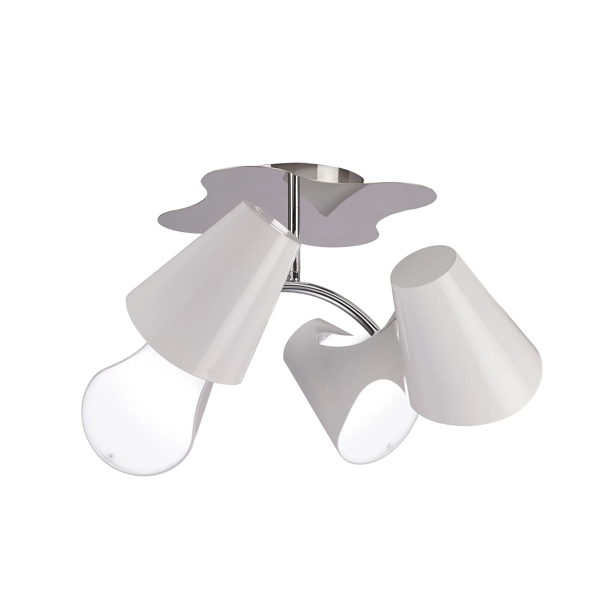 M1545  Ora Ceiling 4 Light Gloss White